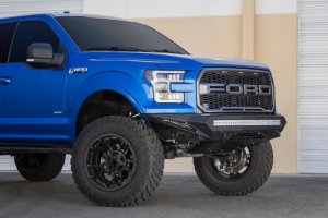 Ford F-150 Bumper - Front - Addictive Desert Designs - Stealth Fighter - Hammer Black - `15-`17